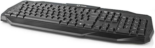 Nedis KSANAL Gaming Πληκτρολόγιο με Φωτιζόμενα πλήκτρα (Αγγλικό US)