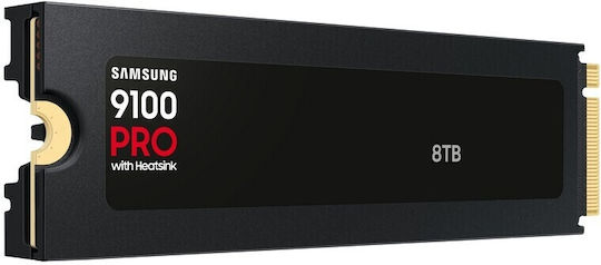 Samsung 9100 PRO SSD 8TB τύπου M.2 με σύνδεση PCI Express 5.0 και Ψύκτρα MZ-VAP8T0CW