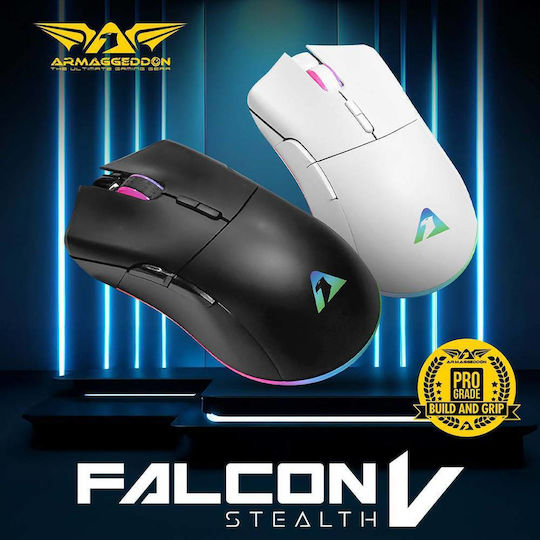 Armaggeddon Falcon V Stealth RGB Gaming Mouse Negru