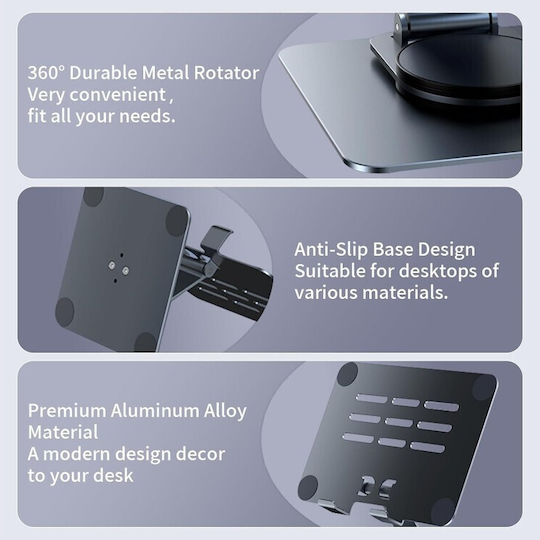 Aj Stand for Laptop up to 12" Silver (800-AJEFSLT-12S)