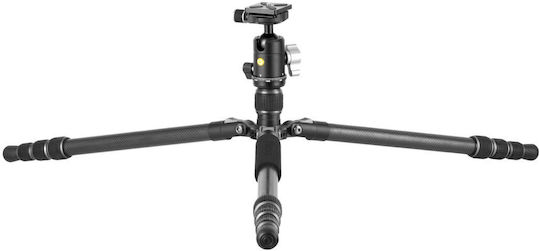 Vanguard Kamerastative aus Carbonfaser mit Kugelförmiger Kopfart bis 149,5cm und Maximaler Belastung 5kg