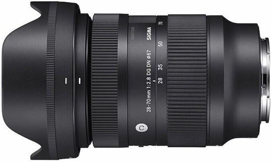 Sigma Full Frame Camera Lens 28-70mm f/2.8 DG DN Contemporary Standard Zoom for Sony E Mount Black
