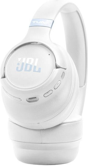 JBL Tune 780NC Wireless / Wired Over Ear Headphones with 76 hours of Operation and Quick Charge White