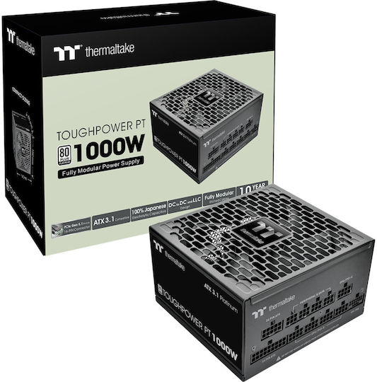 Thermaltake Toughpower PT 1000W Black Computer Power Supply Full Modular 80 Plus Platinum