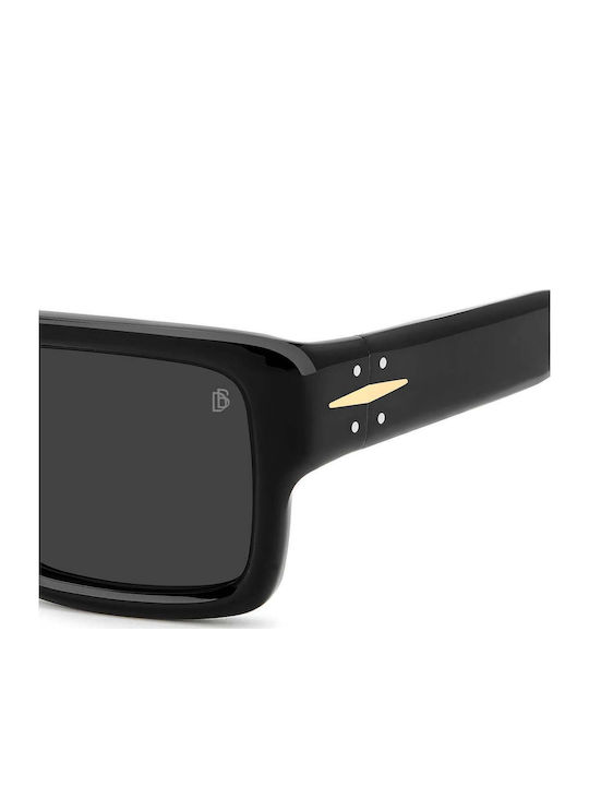 David Beckham Men's Sunglasses with Black Plastic Frame