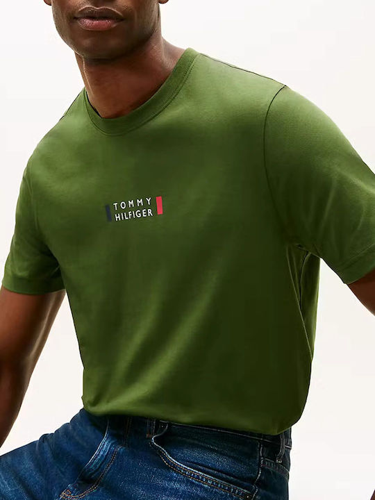 Neck Тениска Green