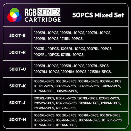 Set 50 Ace Profesionale De Unică Folosință Hawink Pentru Tatuaje #10 Bugpin Round Liner 0,30 Mm 5 Tipuri Modul Ac 3rl 5rl 7rl 9rl 11rl Oțel Inoxidabil Accesorii Tatuaje Începători Artiști En20-fg-50kit-r