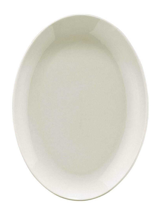 Kutahya Porselen Serving Platter Oval made of Porcelain White 22x14cm Kutahya Porselen Serving Platter Oval made of Porcelain White 22x14cm