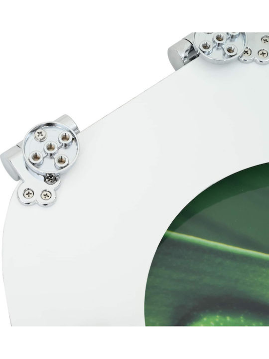vidaXL Καπάκι Λεκάνης Πλαστικό Πράσινο