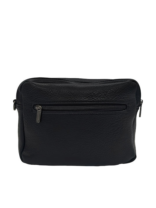 Fabric Women's Crossbody Shoulder Bag Black