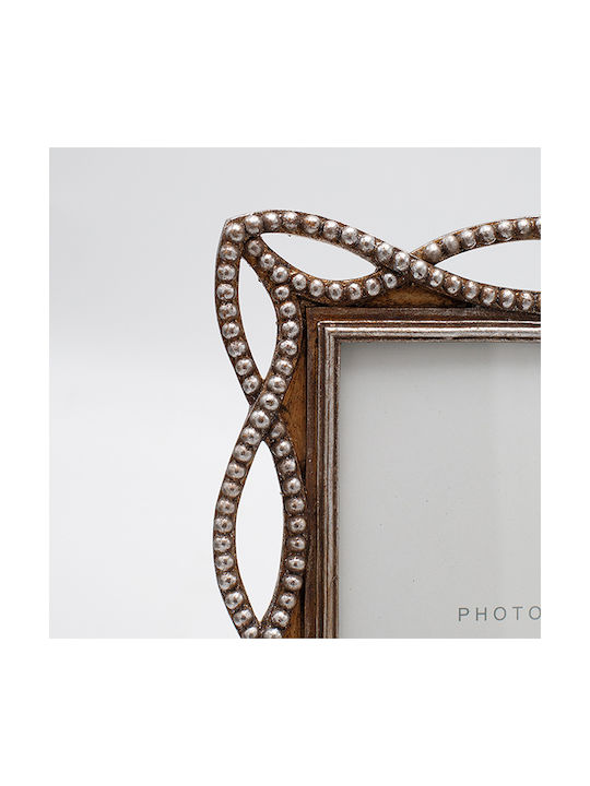 Polyresin Photo Frame with Bronze Frame 2 Pieces