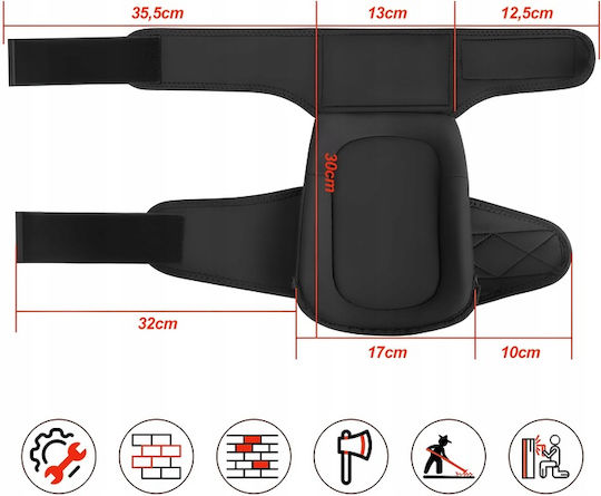 Newevo Genunchiere Premium Pentru Construcții Profesionale Cu Gel Spumă Curele Reglabile Cu Velcro Carcasă Antiderapantă Din Abs Confort Ergonomic Pentru Șantier Grădinărit Montaj Plăci