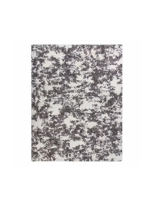 Shaggy Moroccan Teppich Rechteckig Zottelig Synthetisch,Polyester/Cotton/Leather Gray