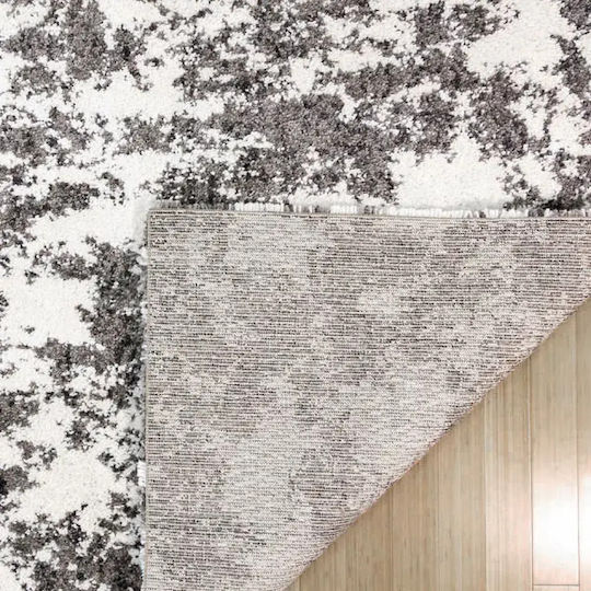 Shaggy Moroccan Rug Rectangular Gray