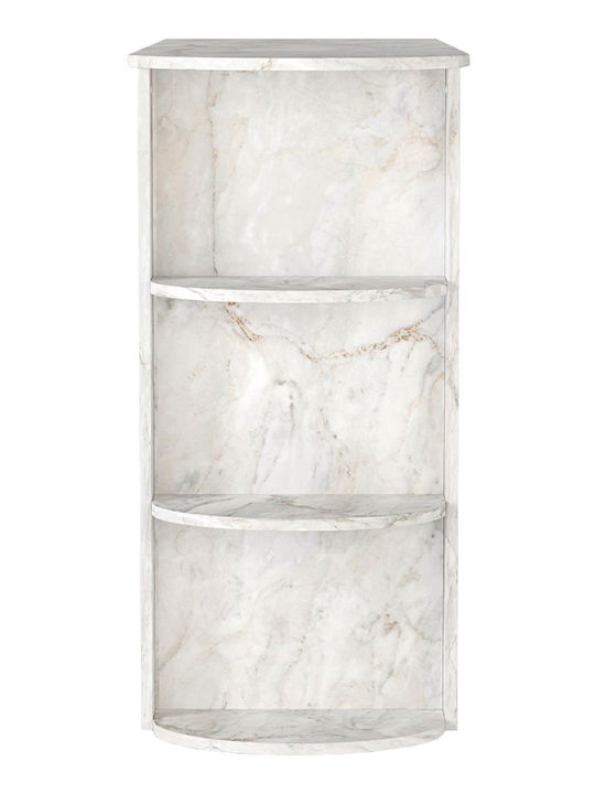 Vigne Masă Bar cu Suprafață de Marmură Marble Effect White 150x51.6x101.8buc