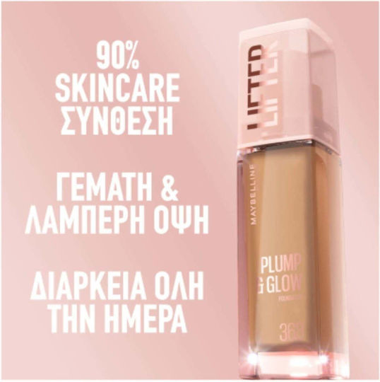 Maybelline Lifter Plump & Glow Liquid Foundation SPF15 102 30ml