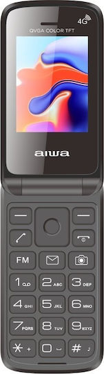 Aiwa FP-30 Dual SIM Κινητό με Μεγάλα Κουμπιά Μαύρο