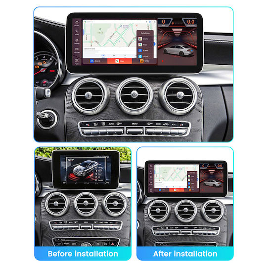 Carmedia Car Audio System for Mercedes-Benz CLC Class / GLC 2014 (Bluetooth/USB/AUX/WiFi/GPS/Apple-Carplay/Android-Auto) with Touch Screen 10.25"