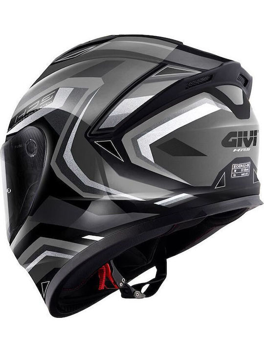 Givi 50.X Dark Grey/Titan/Silver Motorcycle Helmet Full Face ECE 22.06