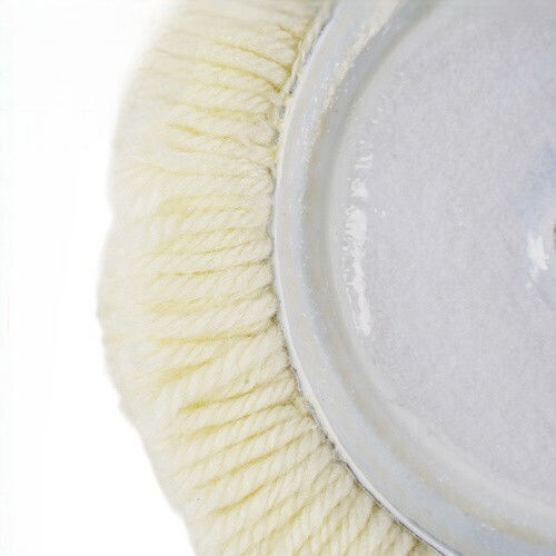 Disc De Polizare Zola 130 Mm Diametru Prindere Velcro Compatibil Mașină De Polizat Bormașină Poliester Alb