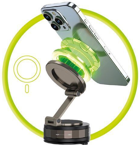 Mobile Origin Suport Auto pentru Telefon cu magnet MagSafe Neagră