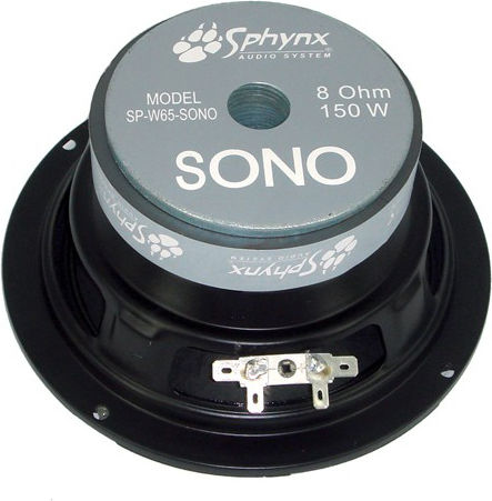Sphynx Tieftöner Lautsprecher SP-W65-SONO Widerstand 8Ω 65mm