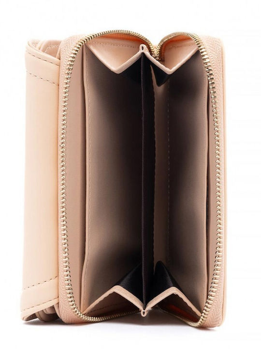 Damen Geldbörse Klassisch Beige