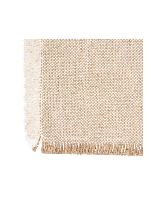 S-d Indira Σουπλά Ψάθινο Λευκό 45x30cm