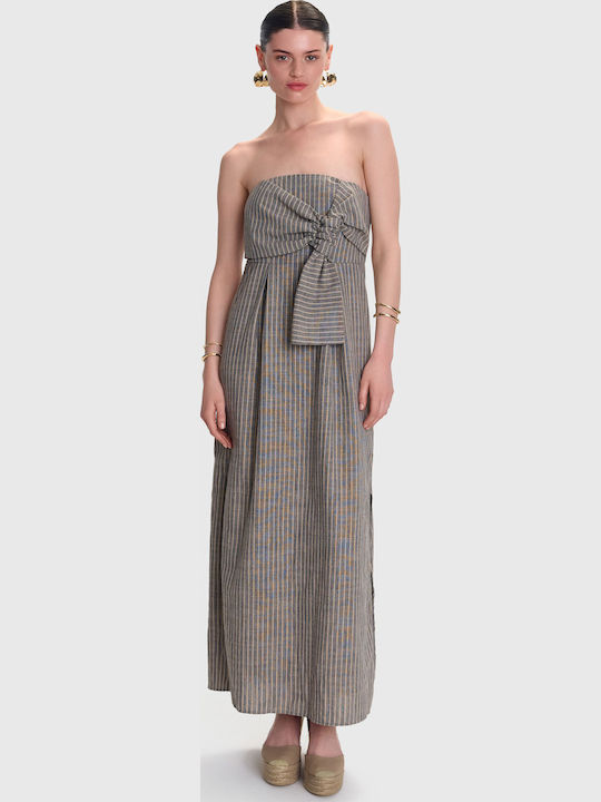 Καλοκαιρινό Maxi Φόρεμα grey