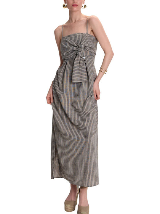 Καλοκαιρινό Maxi Φόρεμα grey