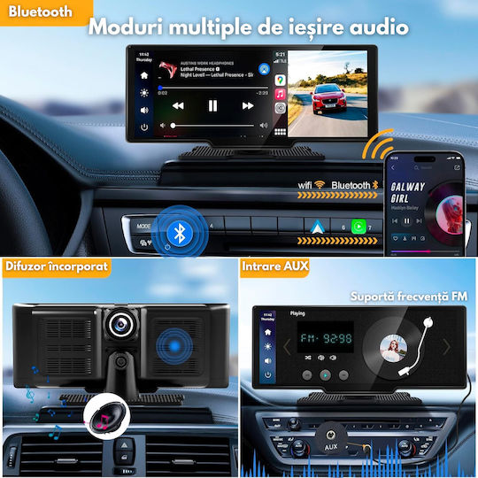 Ecran Tactil 10.26" Multimedia Pentru Tabloul De Bord Auto Cu Apple CarPlay / Android Auto / Bluetooth / GPS