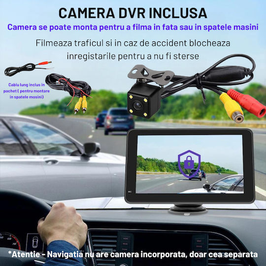 Οθόνη Αφής 7" Multimedia για Ταμπλό Αυτοκινήτου με Apple CarPlay / Android Auto / Bluetooth / GPS