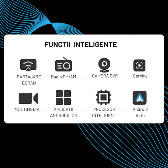 Οθόνη Αφής 7" Multimedia για Ταμπλό Αυτοκινήτου με Apple CarPlay / Android Auto / Bluetooth / GPS