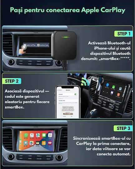 Adaptor Carplay Auto pentru Universal / Inteligent