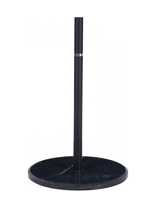 Homeplus Freistehender Kleiderständer Metallisch Schwarz 38x38x177cm