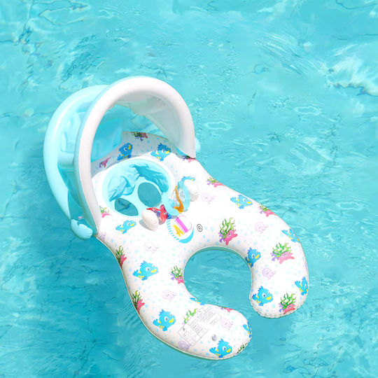 Σωσίβιο Swimtrainer με Μήκος 97εκ. και Σκίαστρο Λευκό