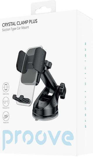 Proove Car Mobile Mount 4.7" - 6.9" with Adjustable Hooks Black
