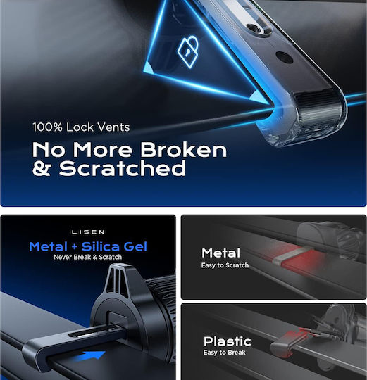 Lisen Car Mobile Mount with Magnet MagSafe Black
