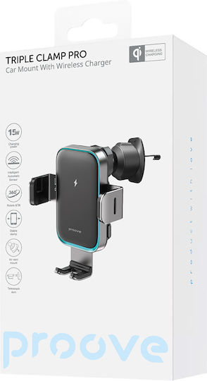 Proove Car Mobile Mount with Adjustable Hooks Grey