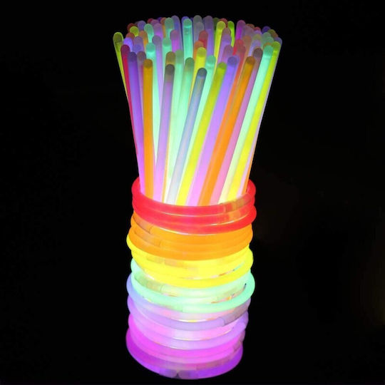 Glow Sticks Bracelets Sticks Various Colors Set 100 Pieces