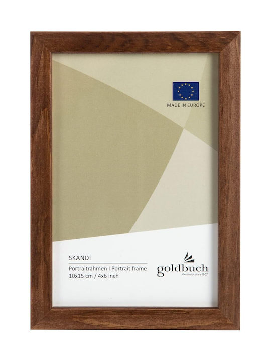 Goldbuch Brown Skandi Photo Frame Wooden with Brown Frame