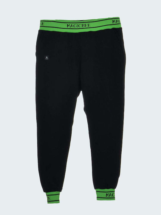 Jogginghose Neon Green, Black