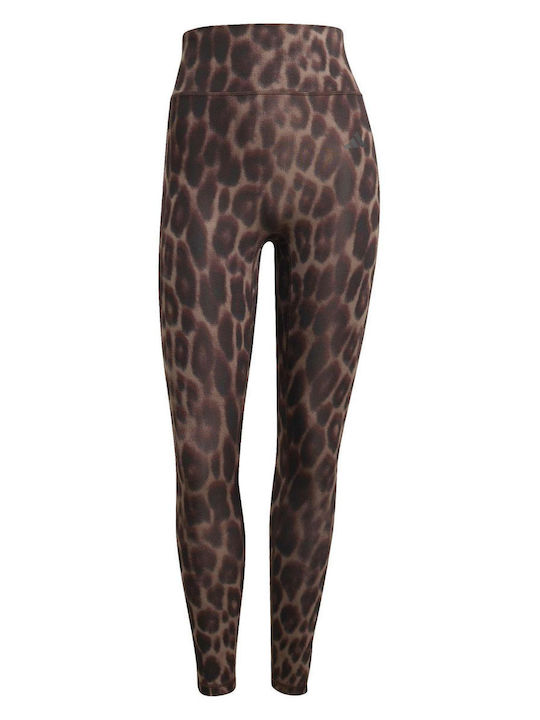 Optime Essentials Schulung Frauen Gekürzt Leggings Leopard
