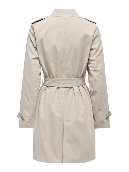 Life Damen Beige Trenchcoat