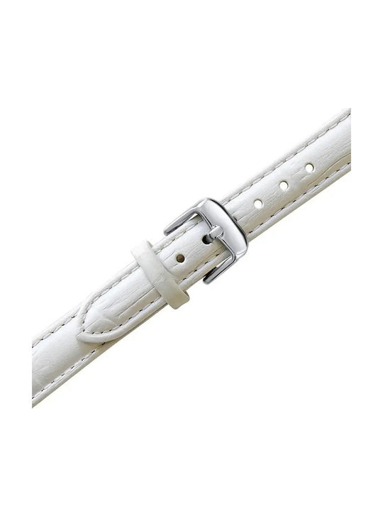 Annie Rosewood Γυναικείο Ρολόι 38mm Χρονογράφος Μπαταρίας με Λευκό Μεταλλικό Μπρασελέ