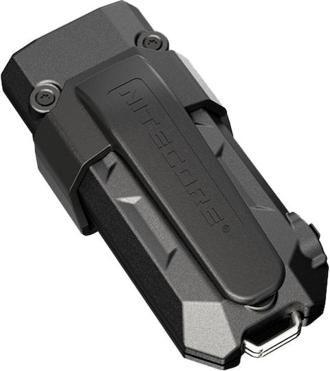 NiteCore Rechargeable Keychain Flashlight LED Tip3 Black