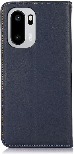 Khazneh Buchen Sie Leder Blau (OnePlus 15R)