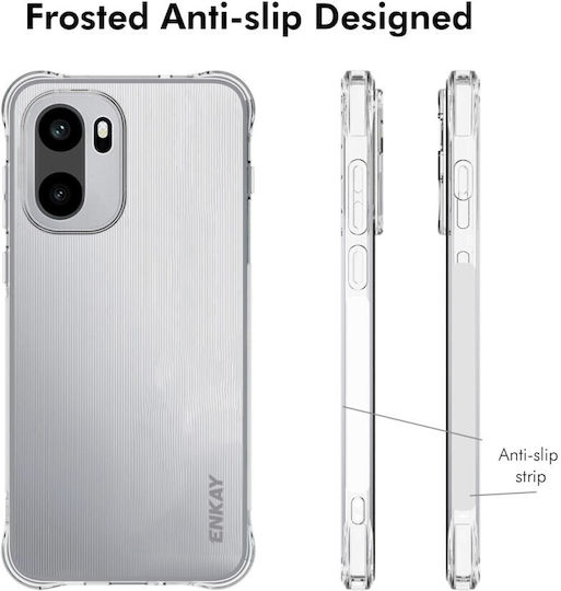 Enkay Hat-prince Umschlag Rückseite Silikon Transparent (OnePlus 15R)