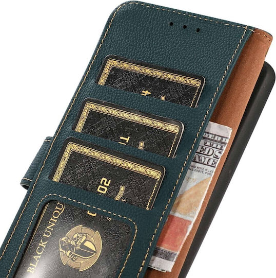 Khazneh Wallet Leather Green (OnePlus 15R)