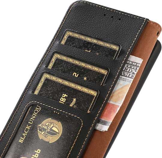 Khazneh Wallet Δερμάτινο Μαύρο (OnePlus 15R)